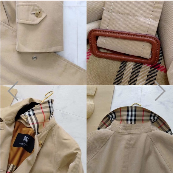 Burberry London trench coat, spring coat with wool lining, Novag, commuter, M,38 - Picture 5 of 6